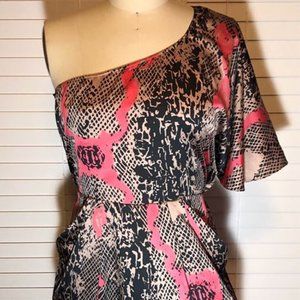 Collective Concepts One Shoulder Dress- Medium